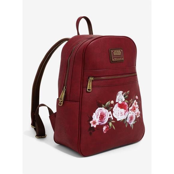 RARE Loungefly Star Wars Darth Vader Floral Mini Backpack - BoxLunch Exclusive main image 4